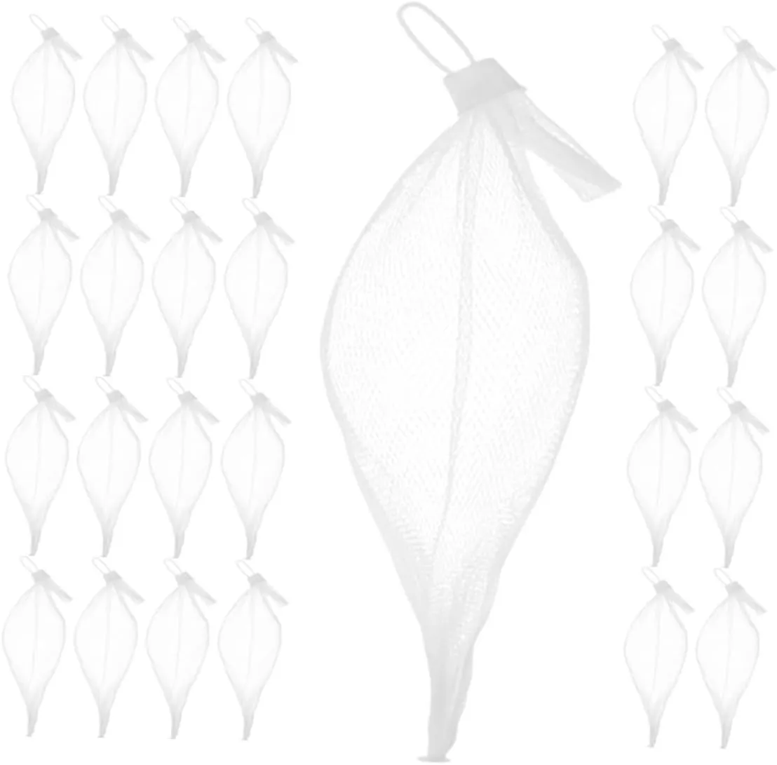 100Pcs Mesh Drawstring Bags for Jewelry and Items Storage Marble Storage Organizers with Buckles for Weddings Parties and Travel Essentials