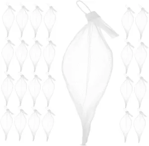 100Pcs Mesh Drawstring Bags for Jewelry and Items Storage Marble Storage Organizers with Buckles for Weddings Parties and Travel Essentials