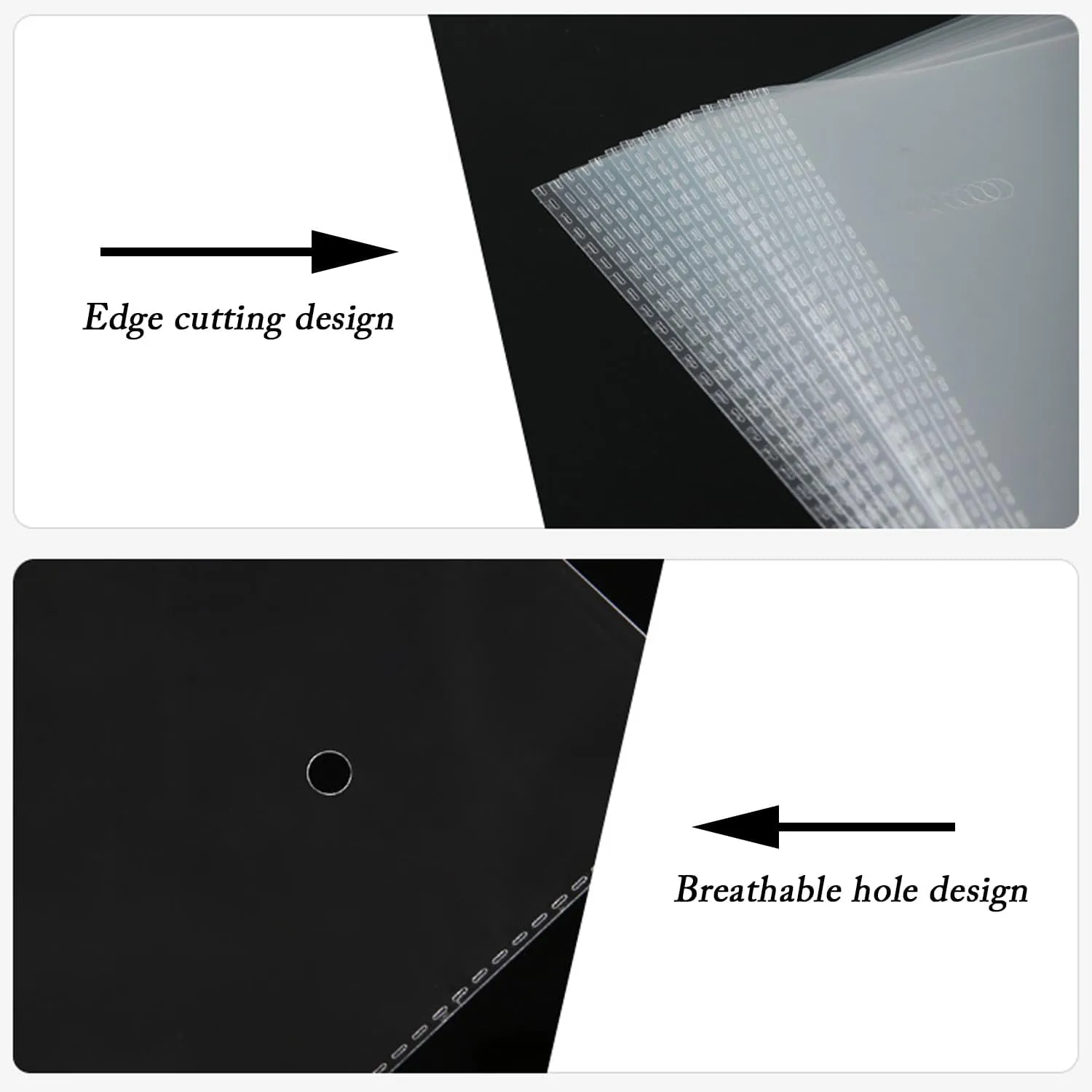 10"x13" Self Sealing Cellophane Bags, 100 Count Large Clear Self Seal Plastic Cello Bags for Shirt, Clothing, Magzine, Artwork, Gift Wrap Storage
