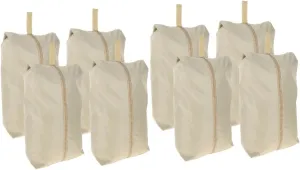 2sets Organizer Bag Travel Packing Cubes for Suitcases Garment Bags with Strong Material 4pcs*2