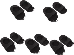 4 pcs Shoe Covers Sole Cover Adjustable Shoecover One Half Bowling Bike Anti-Slip Fits Winter Supply Black Warm Thermal Slipping Overshoes Size Riding for Slider Shoes Cycling