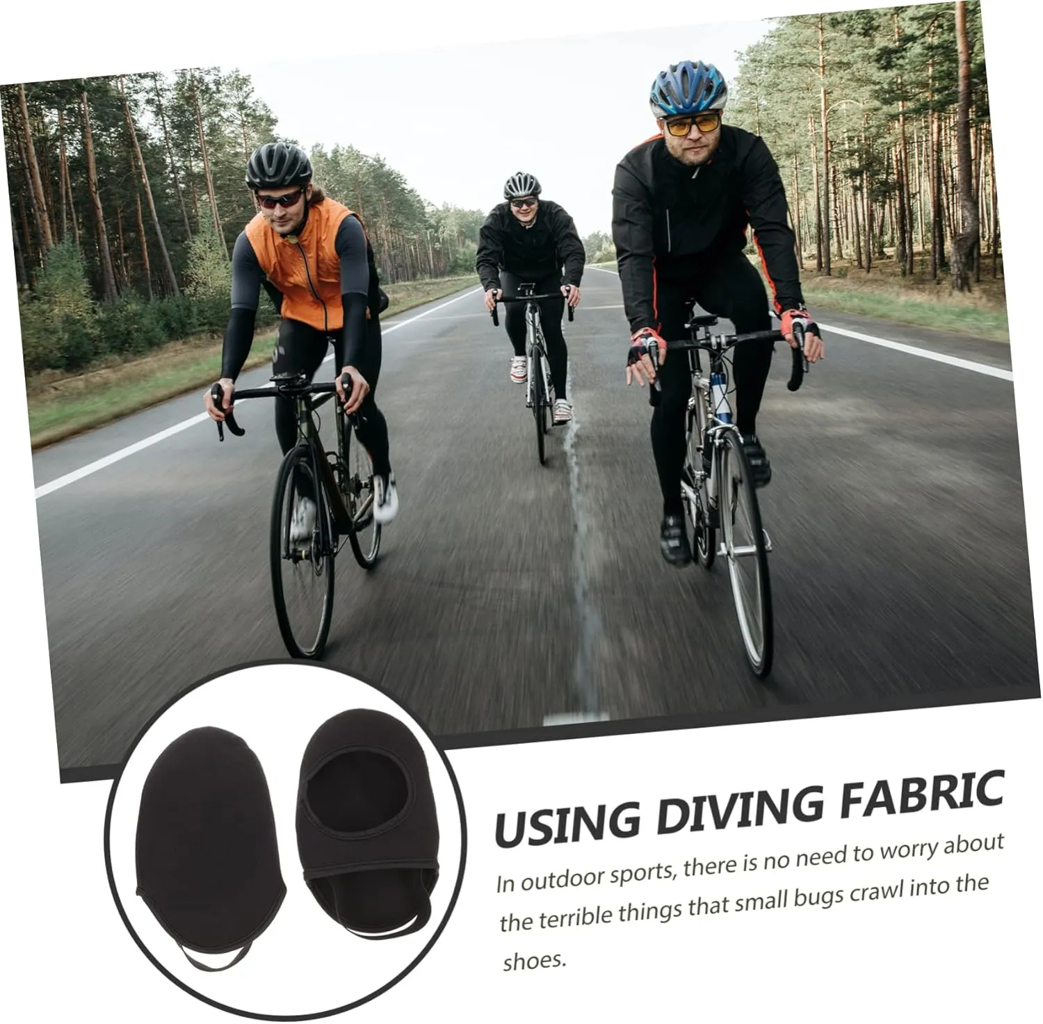 4 pcs Shoe Covers Sole Cover Adjustable Shoecover One Half Bowling Bike Anti-Slip Fits Winter Supply Black Warm Thermal Slipping Overshoes Size Riding for Slider Shoes Cycling