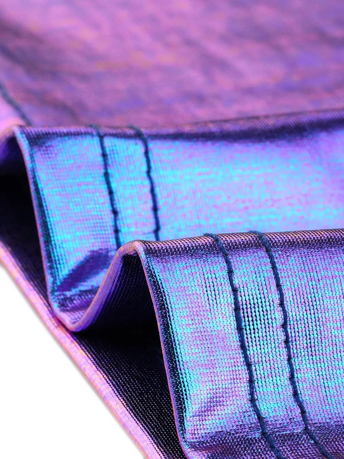 Allegra K womens Holographic Tops