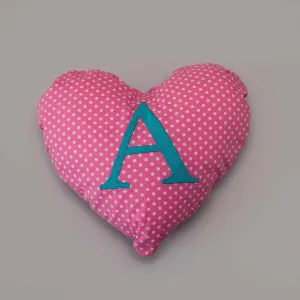 Alphabet Applique Pillow <br> For Girls