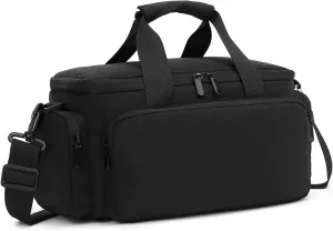 Andoer Camera Bag Travel Camera Shoulder Bag Water Resistant Shockproof for Mirrorless Camera with Removable Dividers and Shoulder Strap, Black