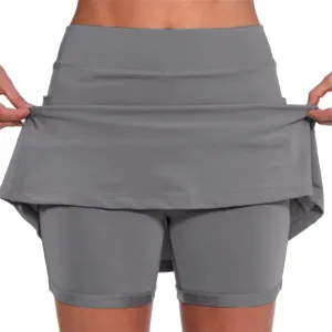 Athletic Skirt with Shorts Womens Golf Skirts High Waisted Tennis Skirt Tummy Control Plus Size Skort with Pockets