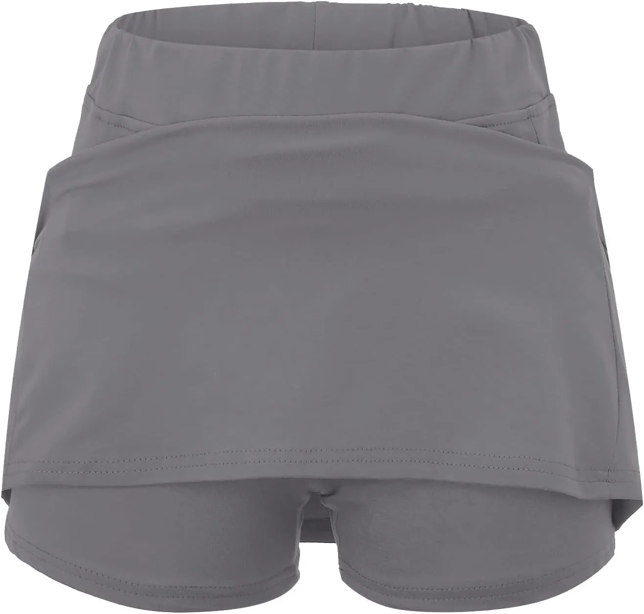 Athletic Skirt with Shorts Womens Golf Skirts High Waisted Tennis Skirt Tummy Control Plus Size Skort with Pockets