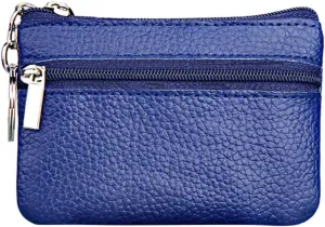 Beach Tote Bag Pouch Leather Women's Purse Zipper Wallet Small Key Mini Ring With Purse For Outdoor Beach Travel G