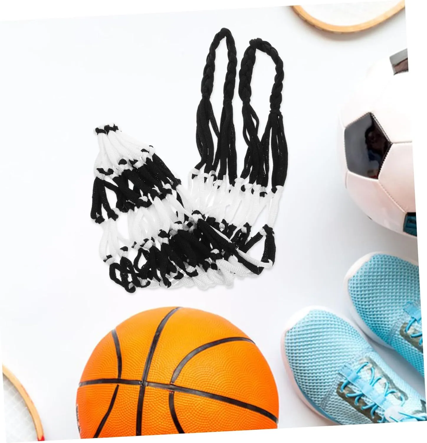 BESPORTBLE Portable Ball Net Bag Mesh Bags Soccer Balls Tote Bag Organizer Basket Ball Basketball Net Bag