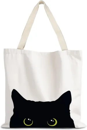 Canvas Tote Bag Aesthetic,Zoon Cow Dog Cat Tote Bag,Gifts for Women Canvas Tote Bags