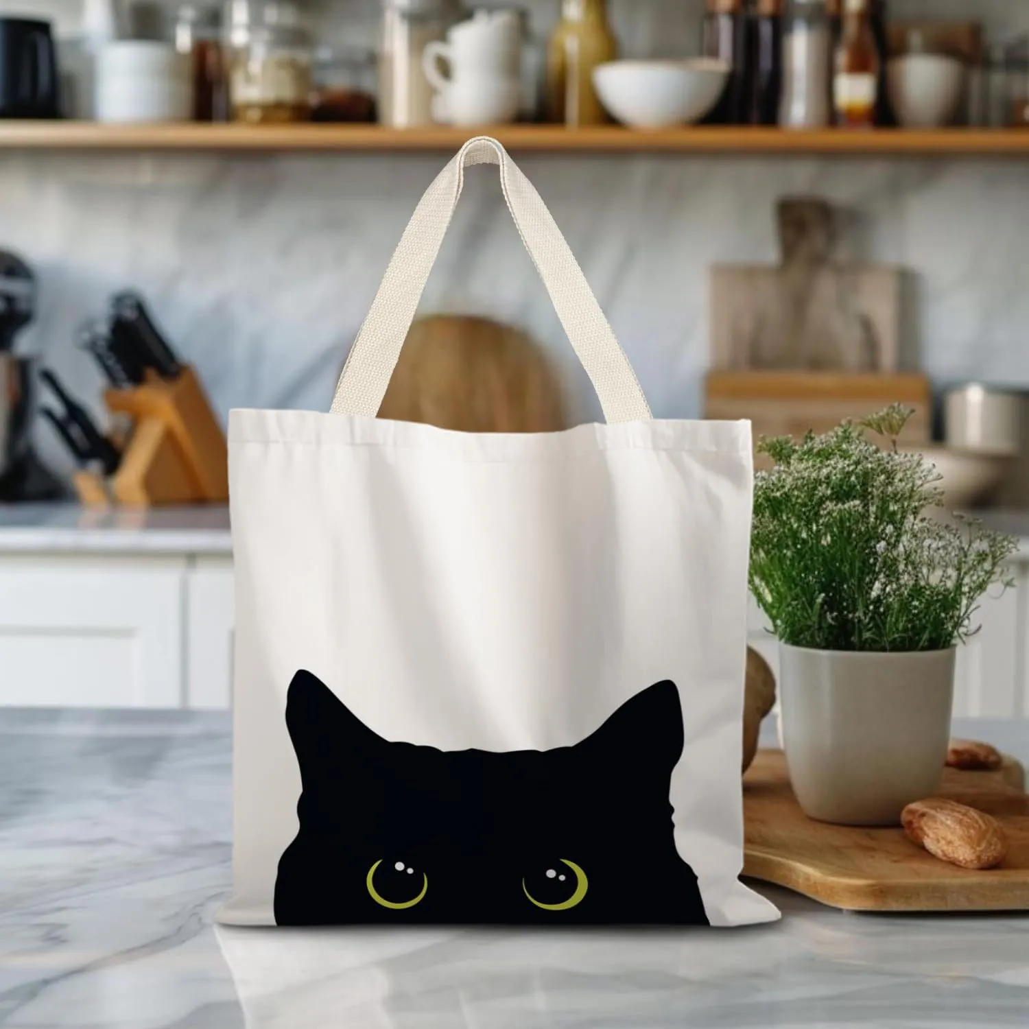 Canvas Tote Bag Aesthetic,Zoon Cow Dog Cat Tote Bag,Gifts for Women Canvas Tote Bags