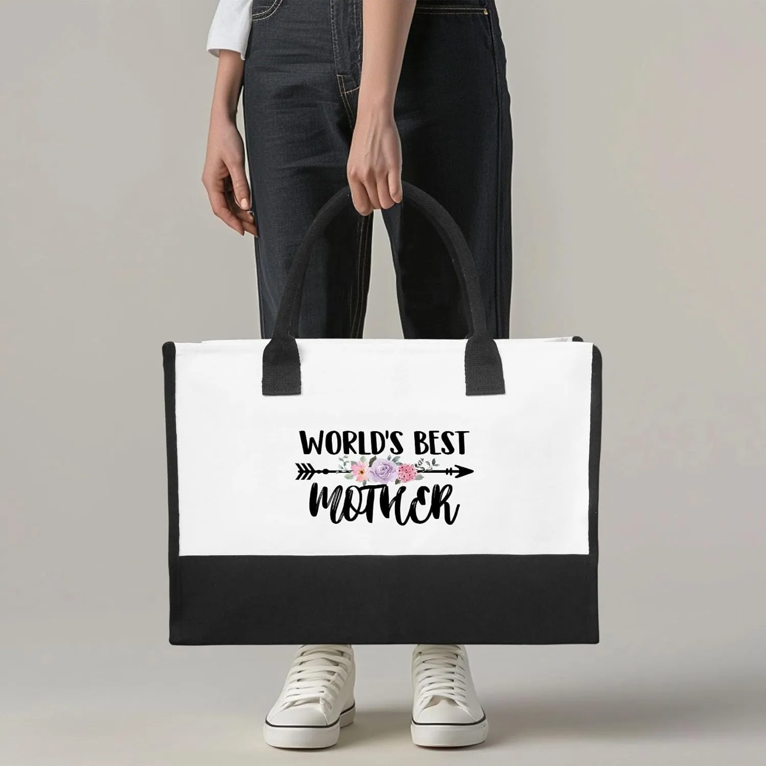 Canvas Tote Bag Canvas Beach Bag,Mothers Day Christmas Birthday Gifts,Thoughtful Gifts,Funny Getaway Shopping Bag Gift.