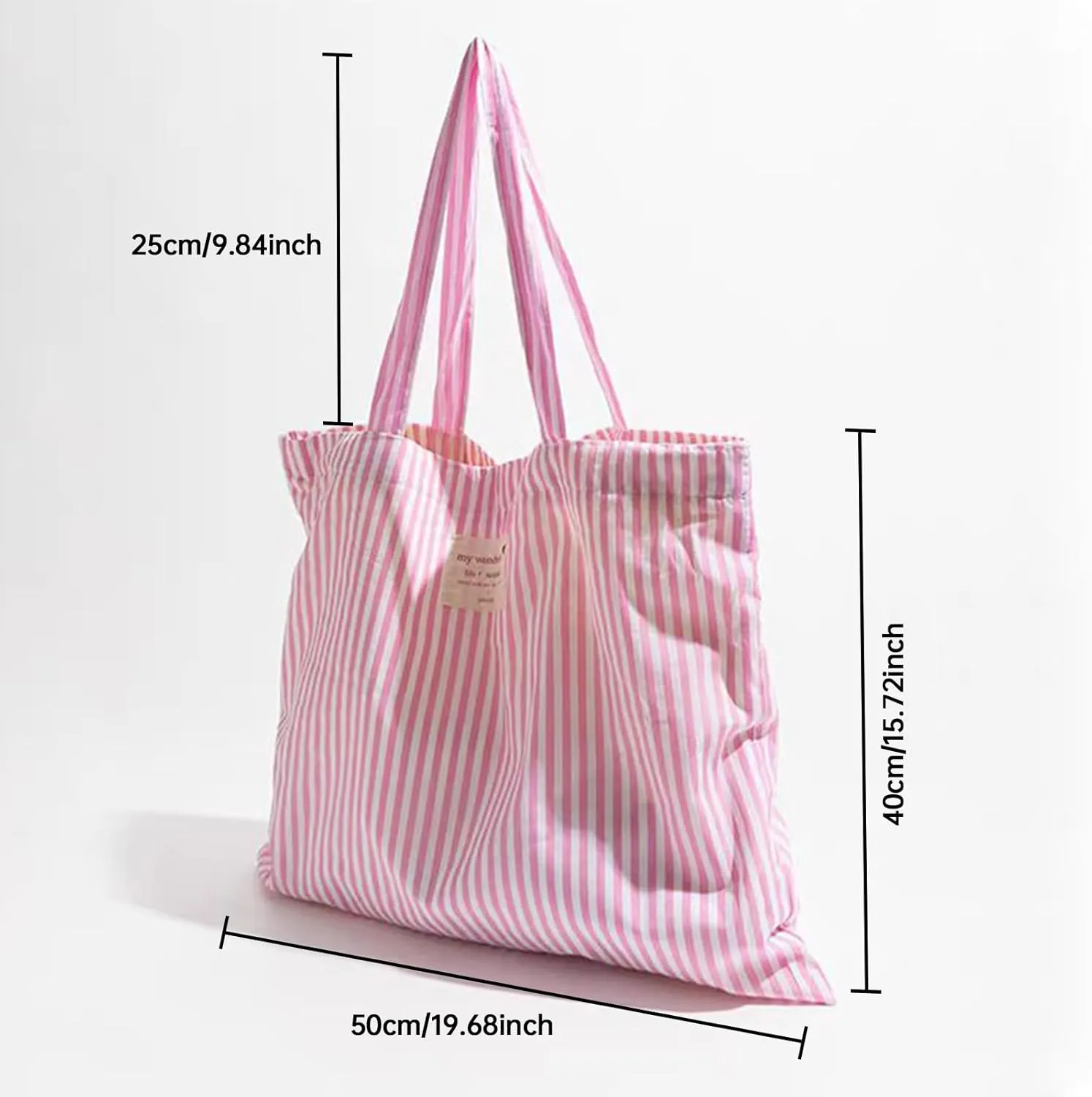 Canvas Tote Bag, Organic Cotton, Reusable, Durable and Eco-friendly, Ideal for Shopping and Groceries