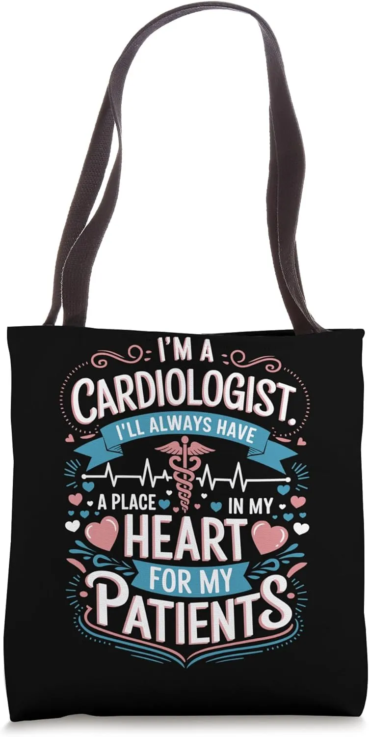 Cardiologist Heart Surgeon and Heart Doctor Cardiology Tote Bag