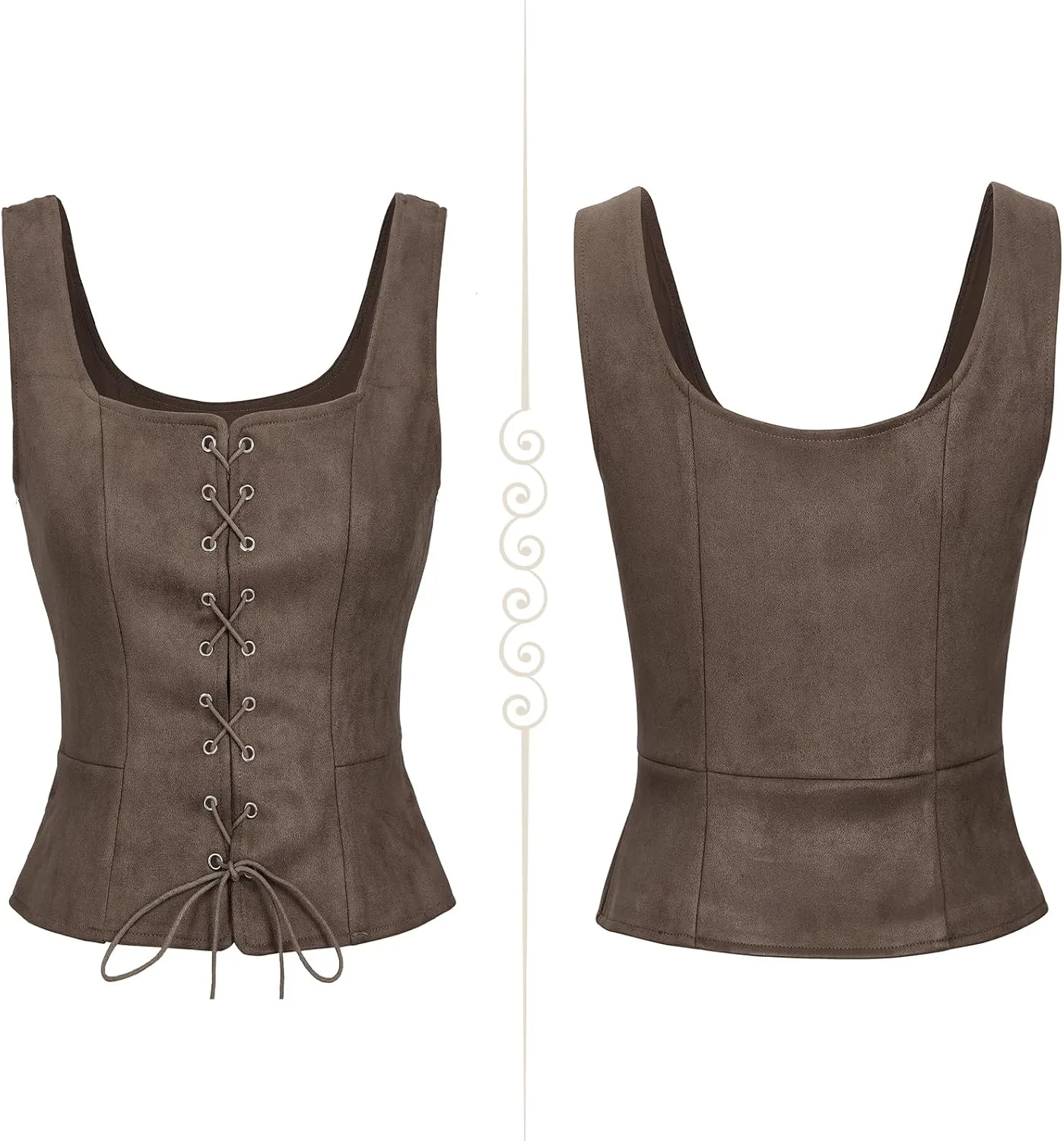 Century Star Renaissance Costume Women Pirate Medieval Viking Floral Corset Top Ren Faire Vest Victorian Plus Size Bodice