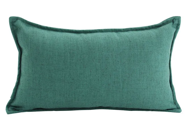 Cushions Linen Green 50 x 30cm