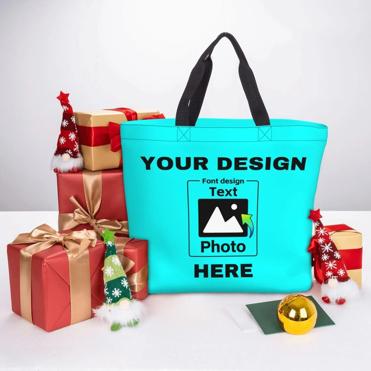 Custom Tote Bags Personalized Bags Your Own Design Women Custom Tote Bag For Shopping Canvas Bags Birthday Gift