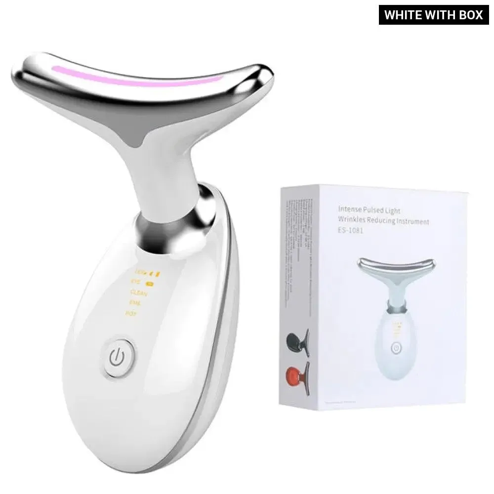 Ems Microcurrent Neck Facial Lifting Device Vibration Face Massager Skin Care Tools
