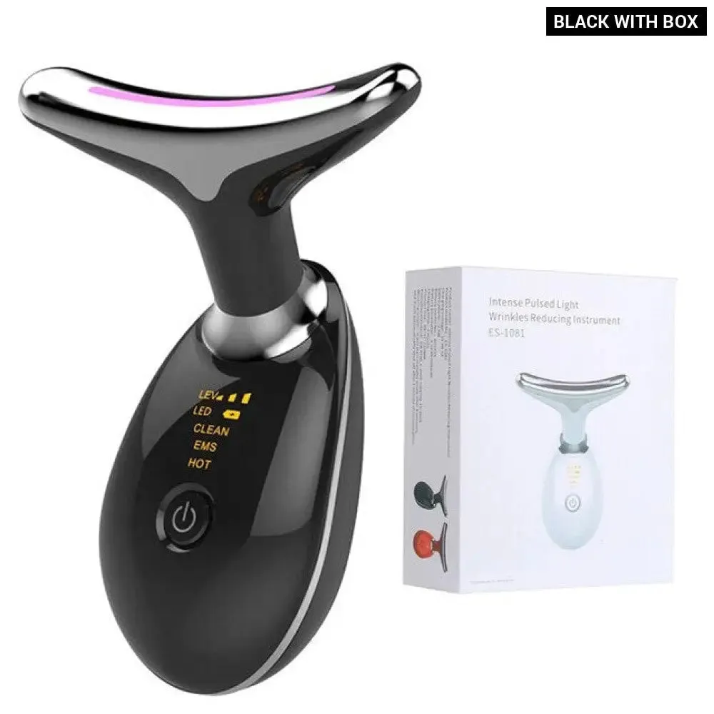Ems Microcurrent Neck Facial Lifting Device Vibration Face Massager Skin Care Tools