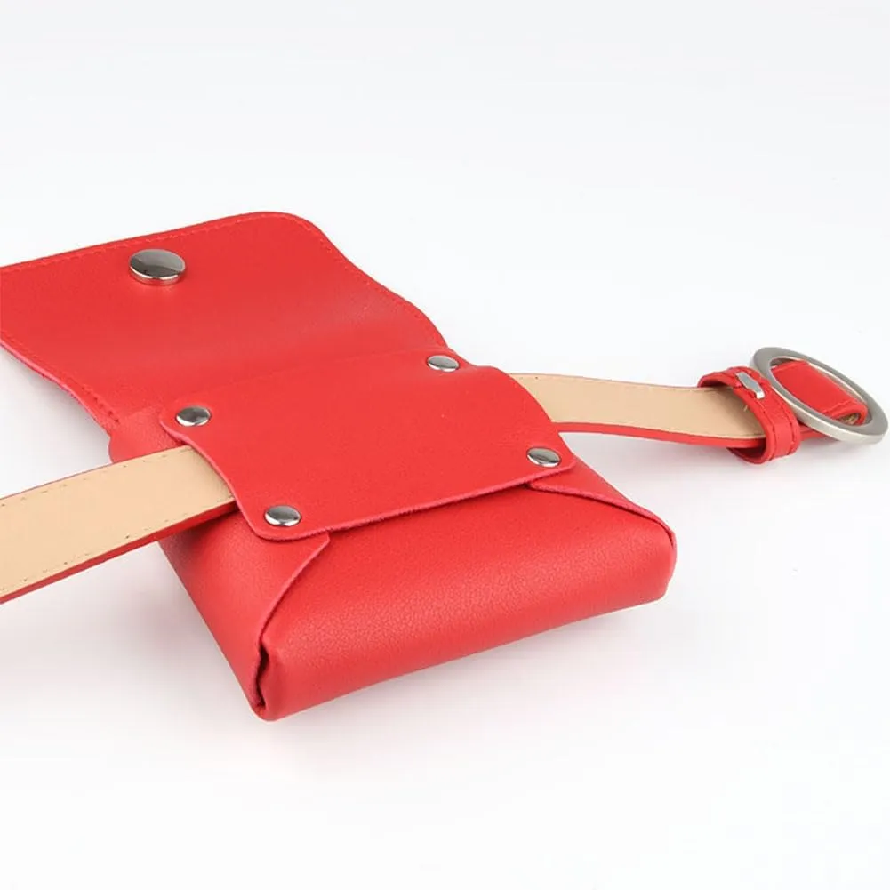 Fashion Red Small Travel Cute Fanny Belt Pack Crossbody Bag Purse Accessories For Kids Teen Girls Women