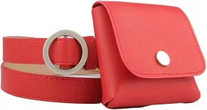 Fashion Red Small Travel Cute Fanny Belt Pack Crossbody Bag Purse Accessories For Kids Teen Girls Women