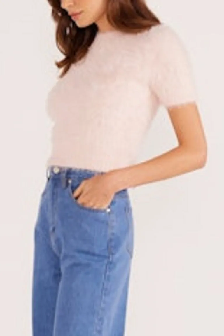 Fluffy Knit Tee