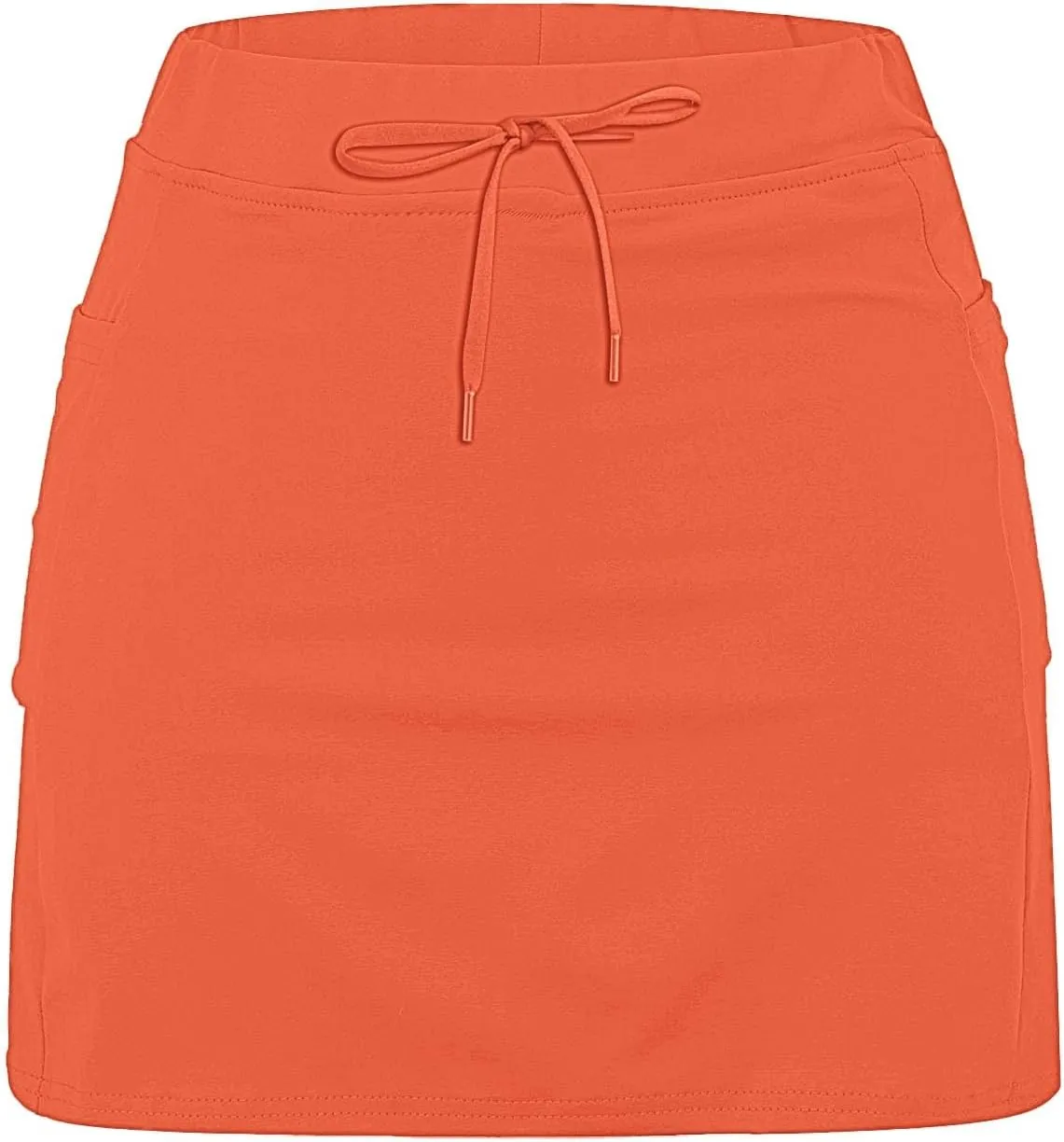 FQZWONG Skorts for Women Plus Size Elastic High Waisted Athletic Workout Skirt Pants Casual Solid Gym Yoga Tennis Shorts