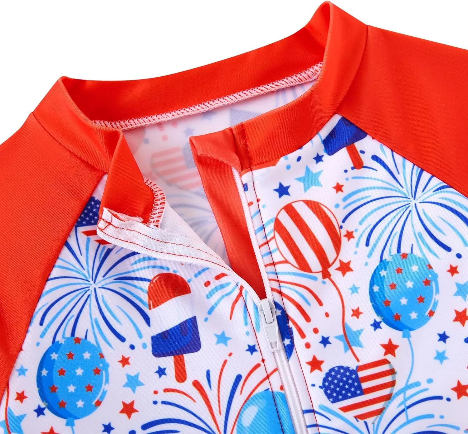 Funnycokid Girls Swimsuit Kids Bathing Suit Rashguard Swimwear Long Sleeve 3 Piece Toddler 3-7 Years