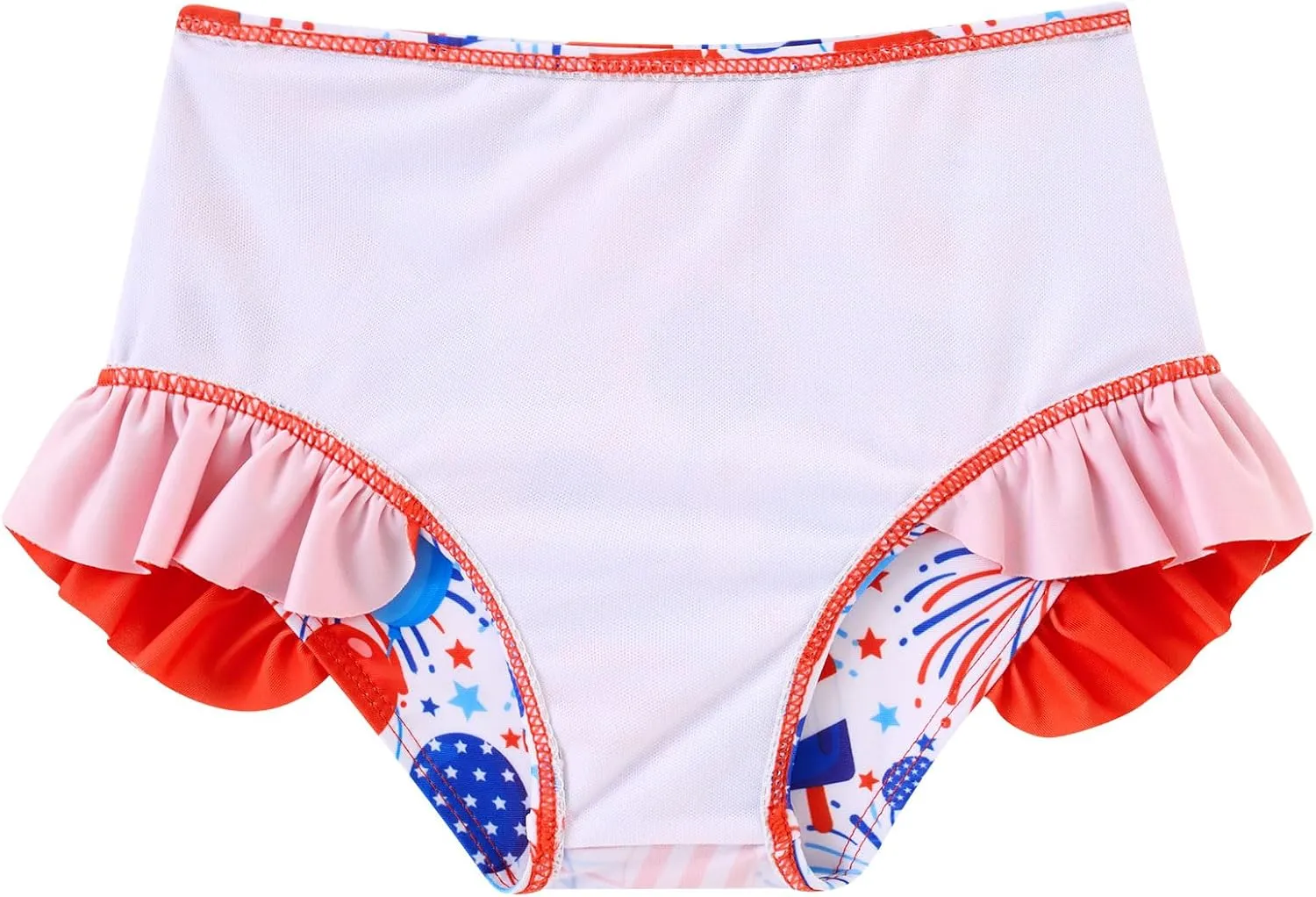 Funnycokid Girls Swimsuit Kids Bathing Suit Rashguard Swimwear Long Sleeve 3 Piece Toddler 3-7 Years