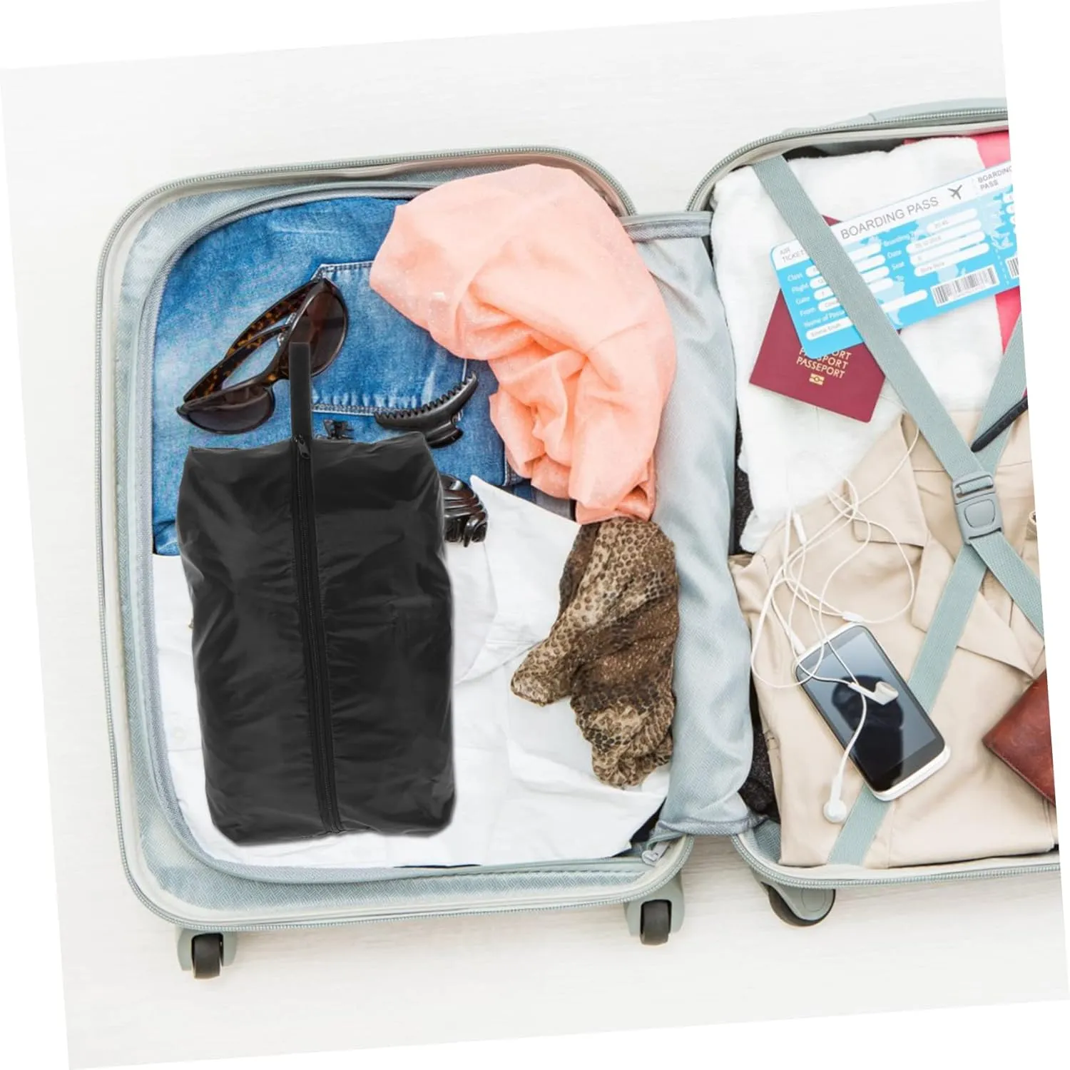 GALPADA Organizer Bag Set 4 Pack Waterproof Garment Storage Travel Packing Cubes for Suitcase