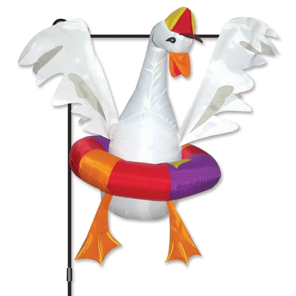 Garden Charm - Duck in a Tube