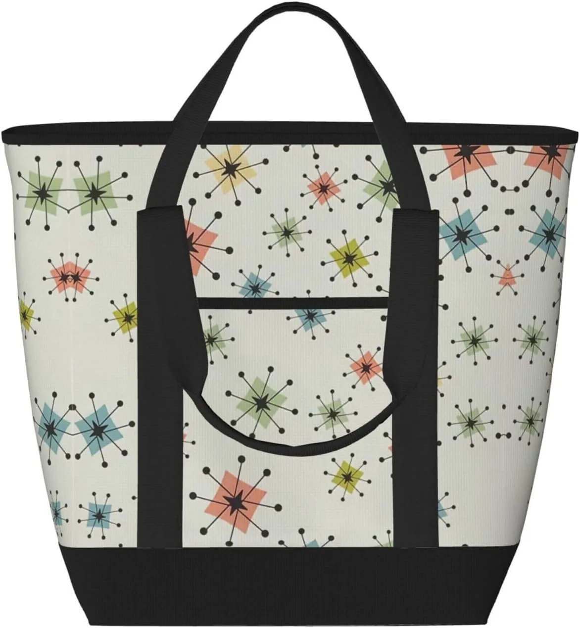 Geometric Pattern Women's tote bags and reusable women's beach bags are suitable for travel insulation and cooling bags.