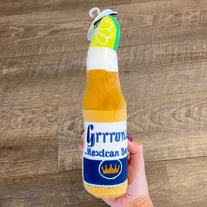 Grrrona Beer Bottle Large Plush Dog Toy