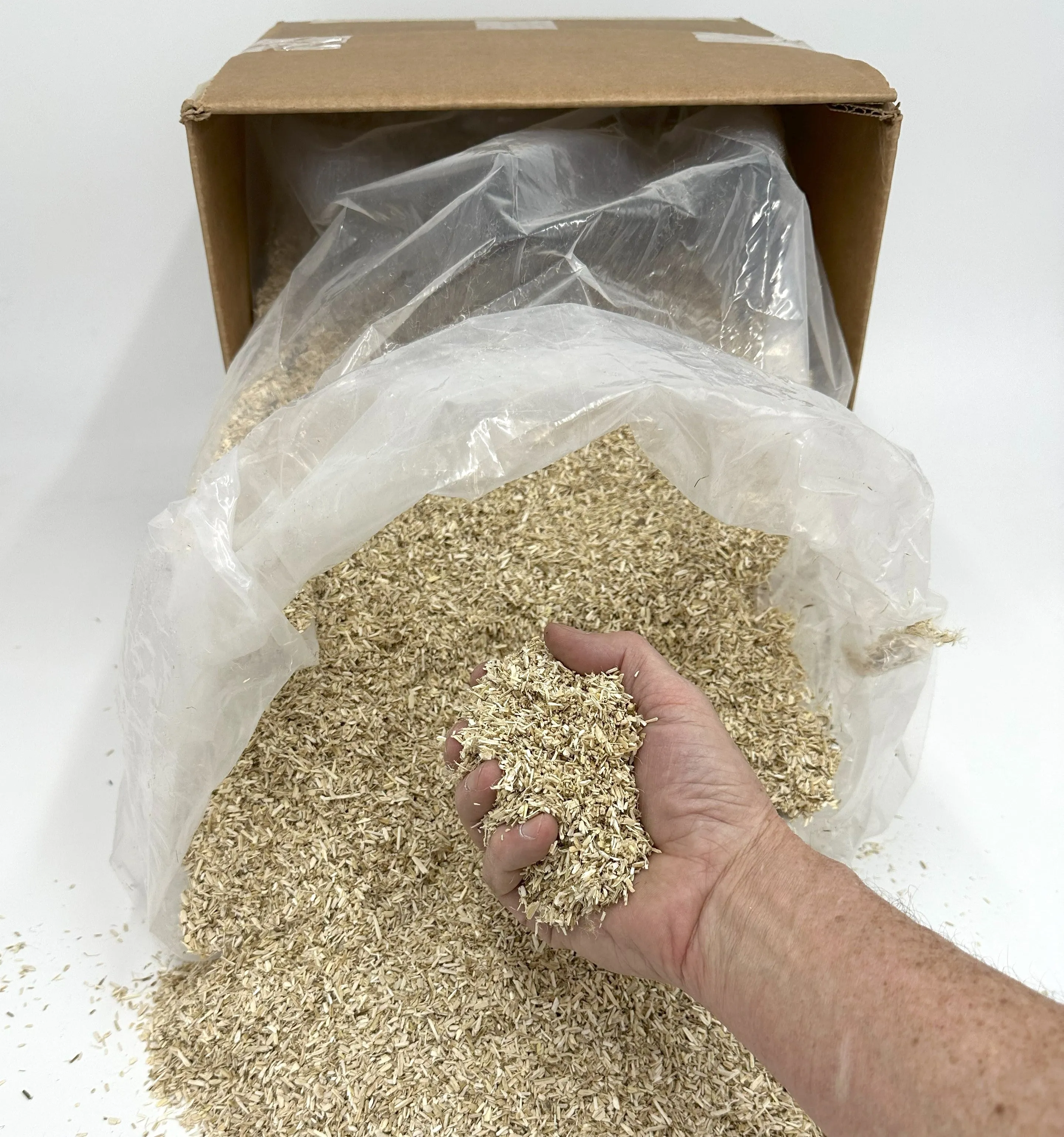 Hemp Hurd Animal Bedding Litter  - Organic USA Grown