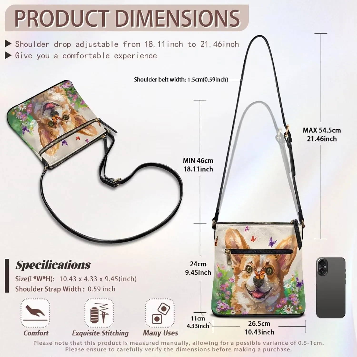 HUGS IDEA Leather Shoulder Handbags Crossbody Purse Large Size Sling Bags Tote Hand Bags Satchel Bags