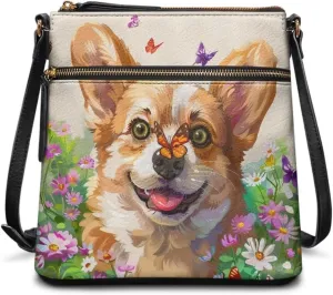 HUGS IDEA Leather Shoulder Handbags Crossbody Purse Large Size Sling Bags Tote Hand Bags Satchel Bags