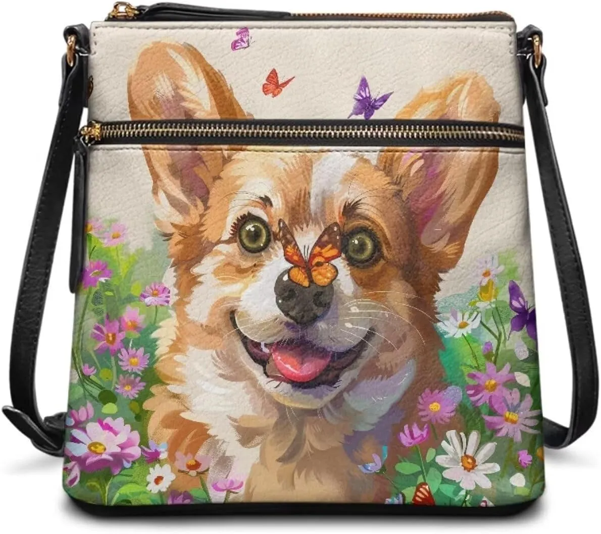 HUGS IDEA Leather Shoulder Handbags Crossbody Purse Large Size Sling Bags Tote Hand Bags Satchel Bags