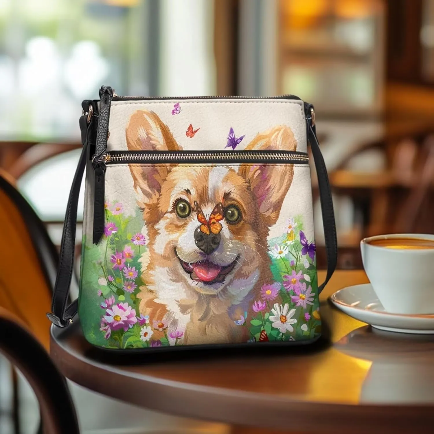 HUGS IDEA Leather Shoulder Handbags Crossbody Purse Large Size Sling Bags Tote Hand Bags Satchel Bags