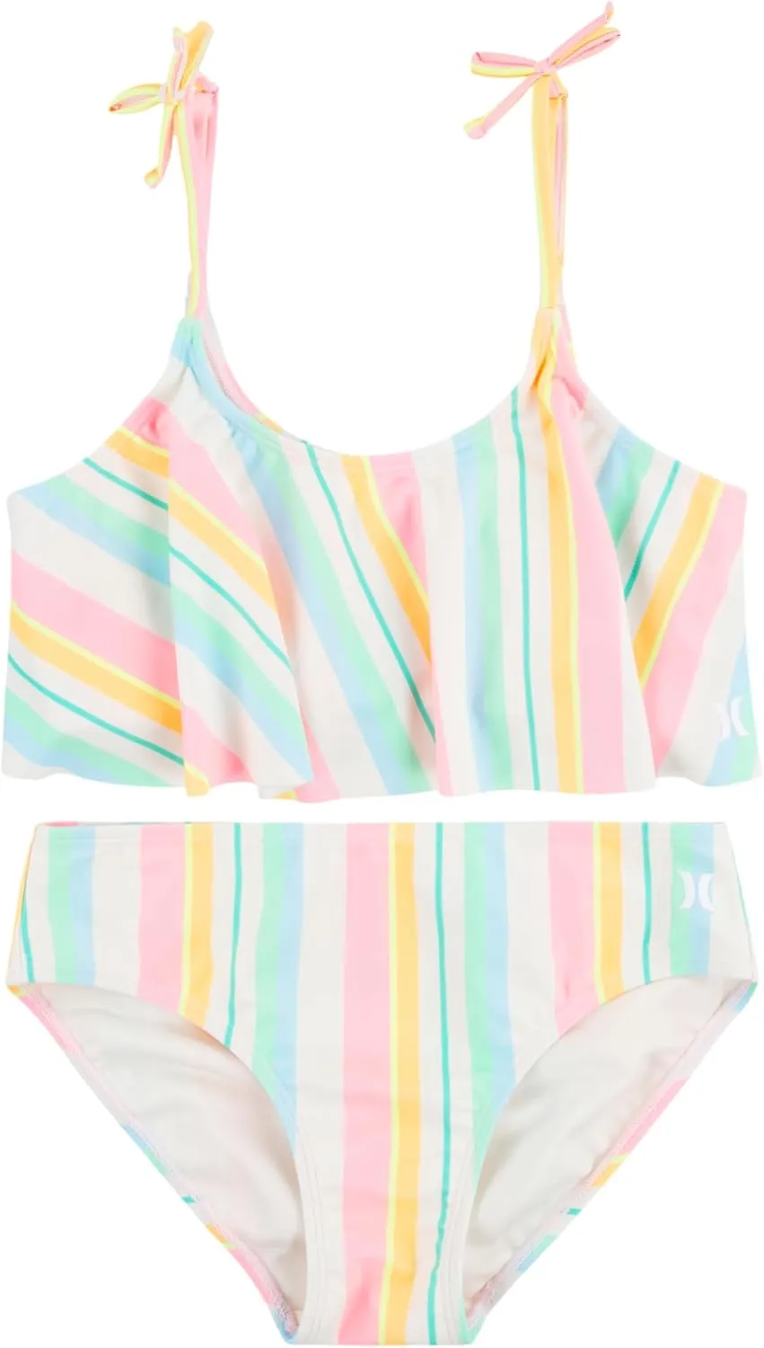 Hurley Girls' Flounce Bikini 2-Piece Swimsuit