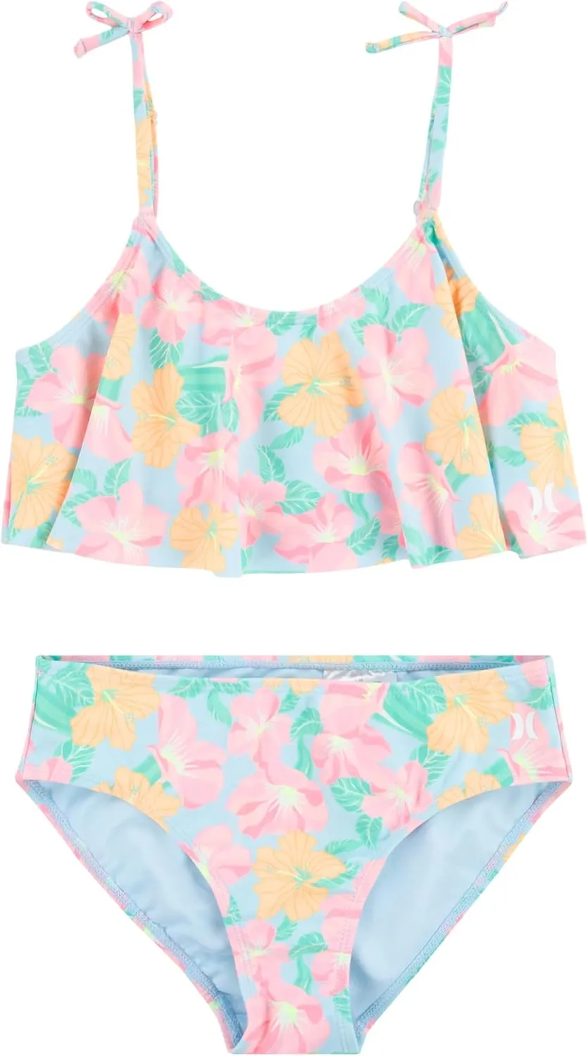 Hurley Girls' Flounce Bikini 2-Piece Swimsuit
