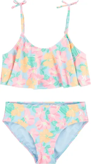Hurley Girls' Flounce Bikini 2-Piece Swimsuit