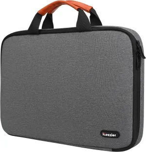 iCozzier Laptop Briefcase Bag,13-13.3 Inch Laptop Sleeve Electronic Accessories Organizer Messenger Carrying Case Protective Bag for 13.3 MacBook Air,MacBook Pro,Hp,Dell Notebook