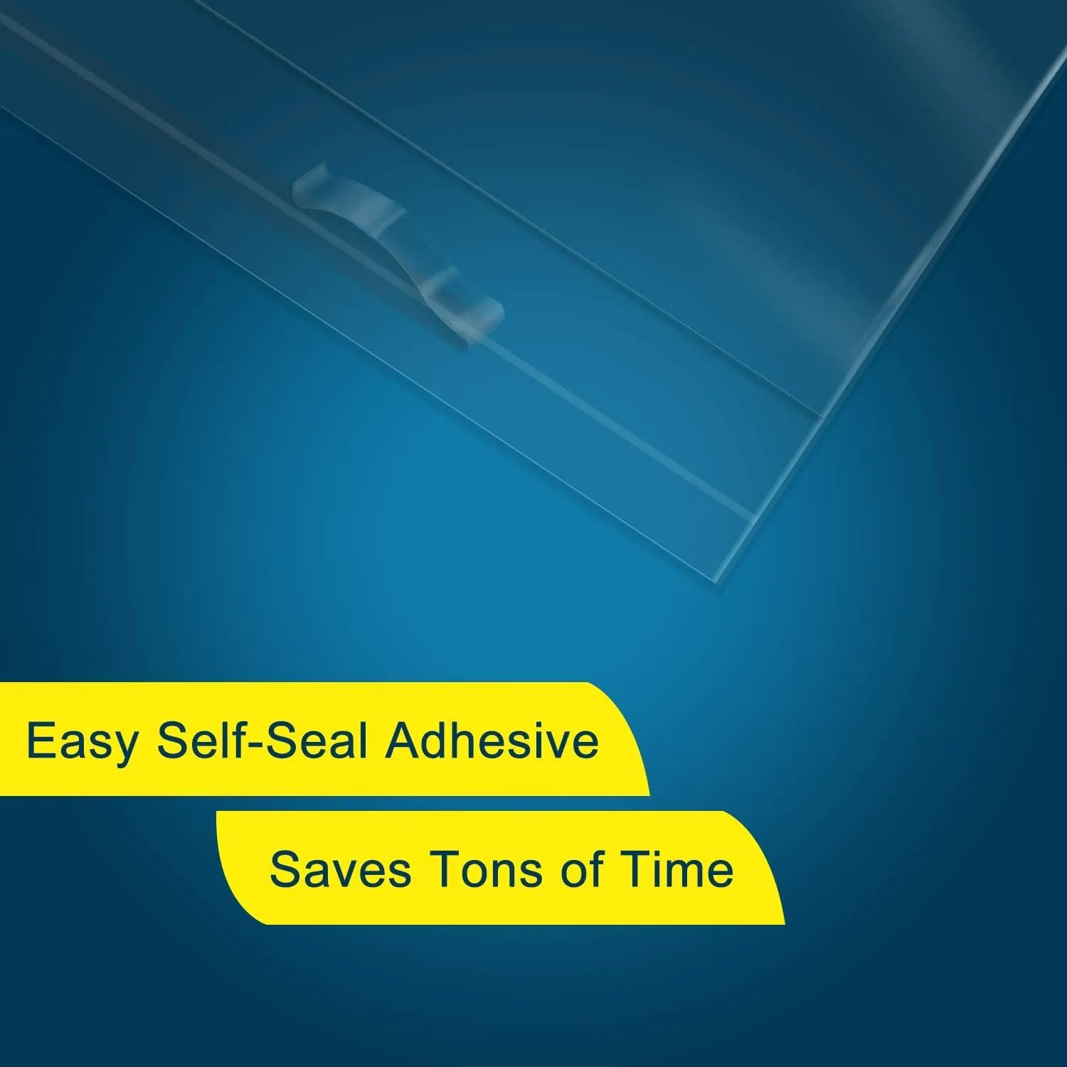 iMailer - 500 Pcs - 10" x 13" Clear Poly Bags for Clothing - Self Seal Suffocation Warning Plastic Poly Bags 1.6 Mil for Shipping, Packaging, T-Shirt - Permanent Adhesive