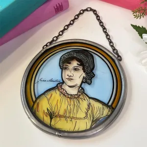 Jane Austen Ornament -  'Stained Glass' Window Decoration