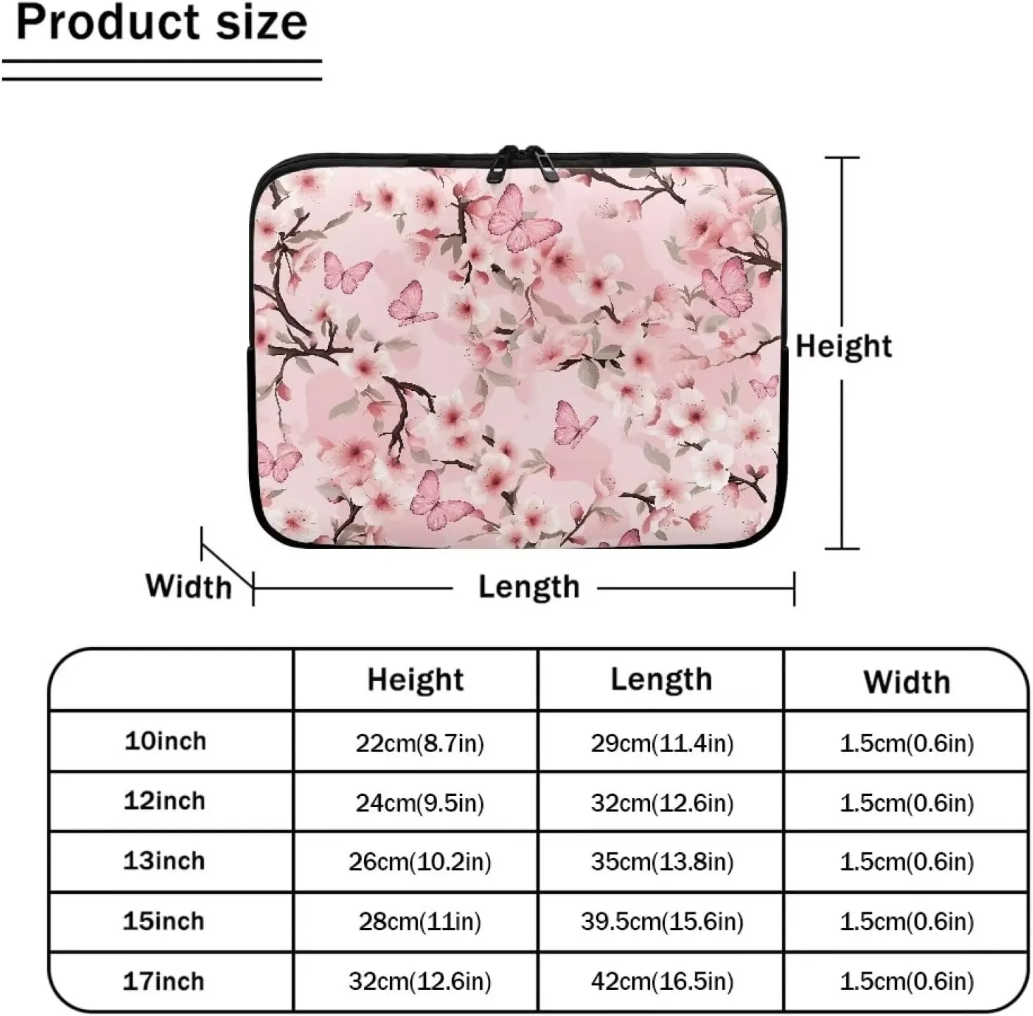 Laptop Bag for Women 10~17 inch Waterproof Computer Bags Lightweight Large Capacity Laptop Accessories for Work