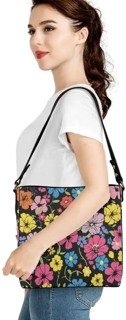 Leather Bucket Bags for Women Satchels Bucket Purse Large Tote Bags Commuting Crossbody Handbag Fashion Hobo Bags