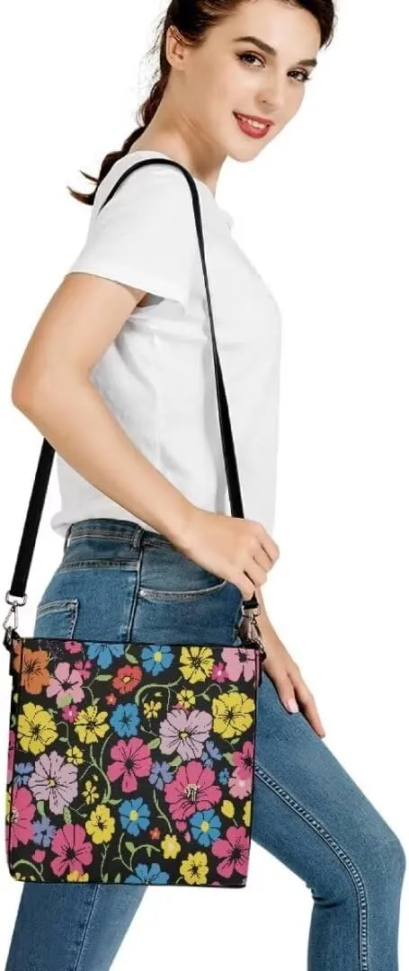 Leather Bucket Bags for Women Satchels Bucket Purse Large Tote Bags Commuting Crossbody Handbag Fashion Hobo Bags