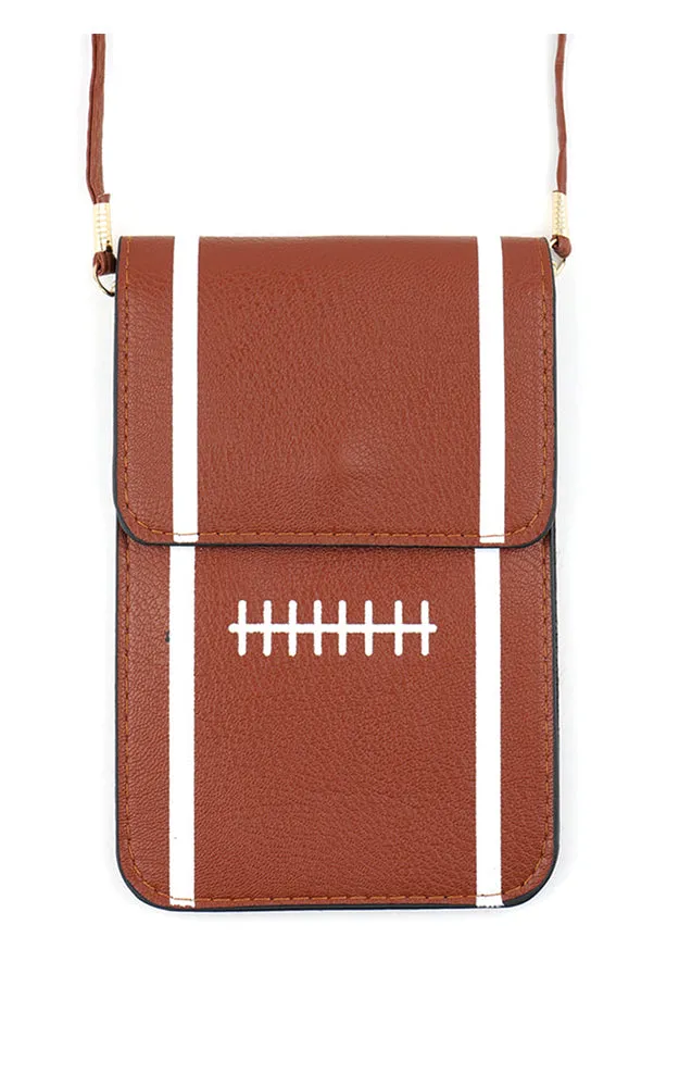 MB0056 Football Cellphone Crossbody Bag