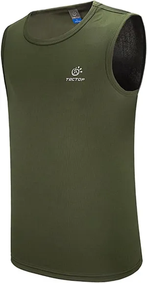 Men's Sports Tank Top Sleeveless Quick Dry Athletic Gym Shirts for Beach Running Workout