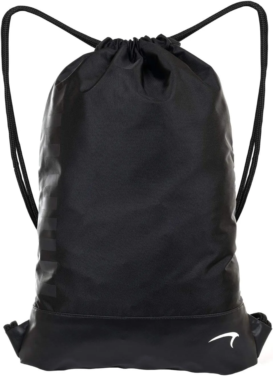 Mintra Sports Drawstring Bags - Backpack, Cinch Sack, Sports, Gym (Black, Boost (14in x 18in))